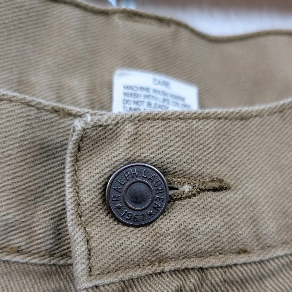 Polo Ralph Lauren Jeans Men's 38x32 Tan Brown Straight Leg Classic 867 Workwear